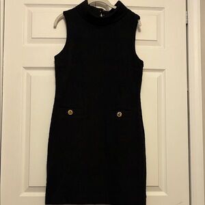 Lilly Pulitzer Daisee Shift Dress Elegant Black Sleeveless Dress